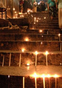 Праздник Успения Пресвятой Богородицы с особой торжественностью совершается в Гефсимании, на месте Ее погребения
