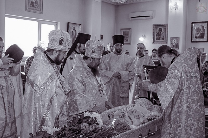 Похороны иерея Льва, 10 октября 2012