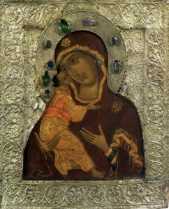 Владимирская икона Пресвятой Богородицы 16 век