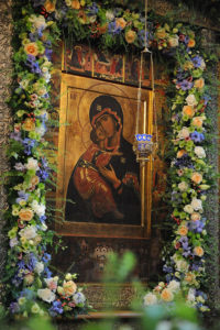 Празднование в честь Владимирской иконы Божией Матери в Сретенском монастыре