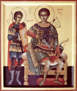 Святые мученики Нестор и Димитрий Солунские