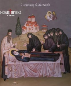 Погребение прп. Паисия Святогорца